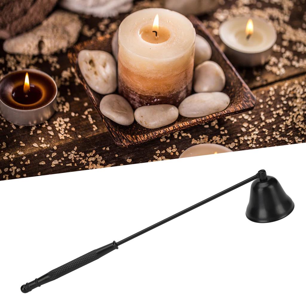 Candle Wick Snuffer Stainless Steel Wick Flame Snuffer Vintage Extinguisher with Handle