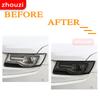 For Jeep Grand Cherokee WK2 2014- Car Headlight Tint Black Protective Film Protection Transparent TPU Sticker 2 Pcs