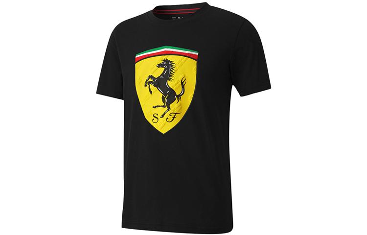 PUMA CLASSICS T Shirts Men s Black Crew Neck Moderate Straight Fit 597956-02 XS
