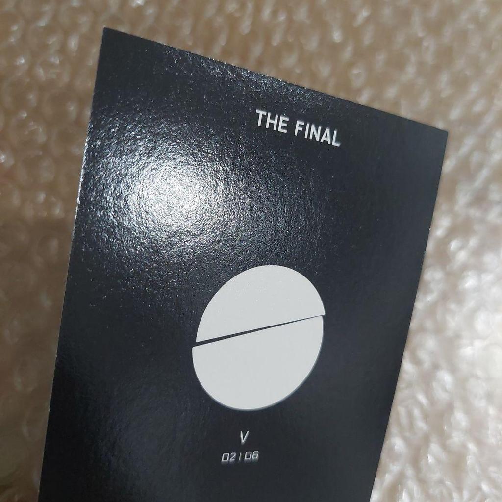 [USED] BTS WINGS TOUR THE FINAL Mini Photo V Official