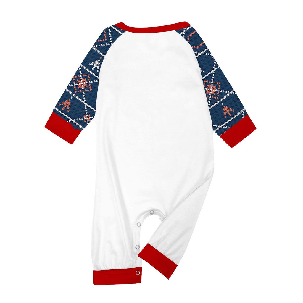 Christmas Parent Child Family Set Home Furnishings Christmas Pajamas Two Piece Set