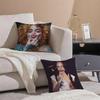 American Singer K-Kehlani Ashley Parrish Cushion Cover Throw Pillow Cover Hidden Button Durable Polyester Chair Cushion