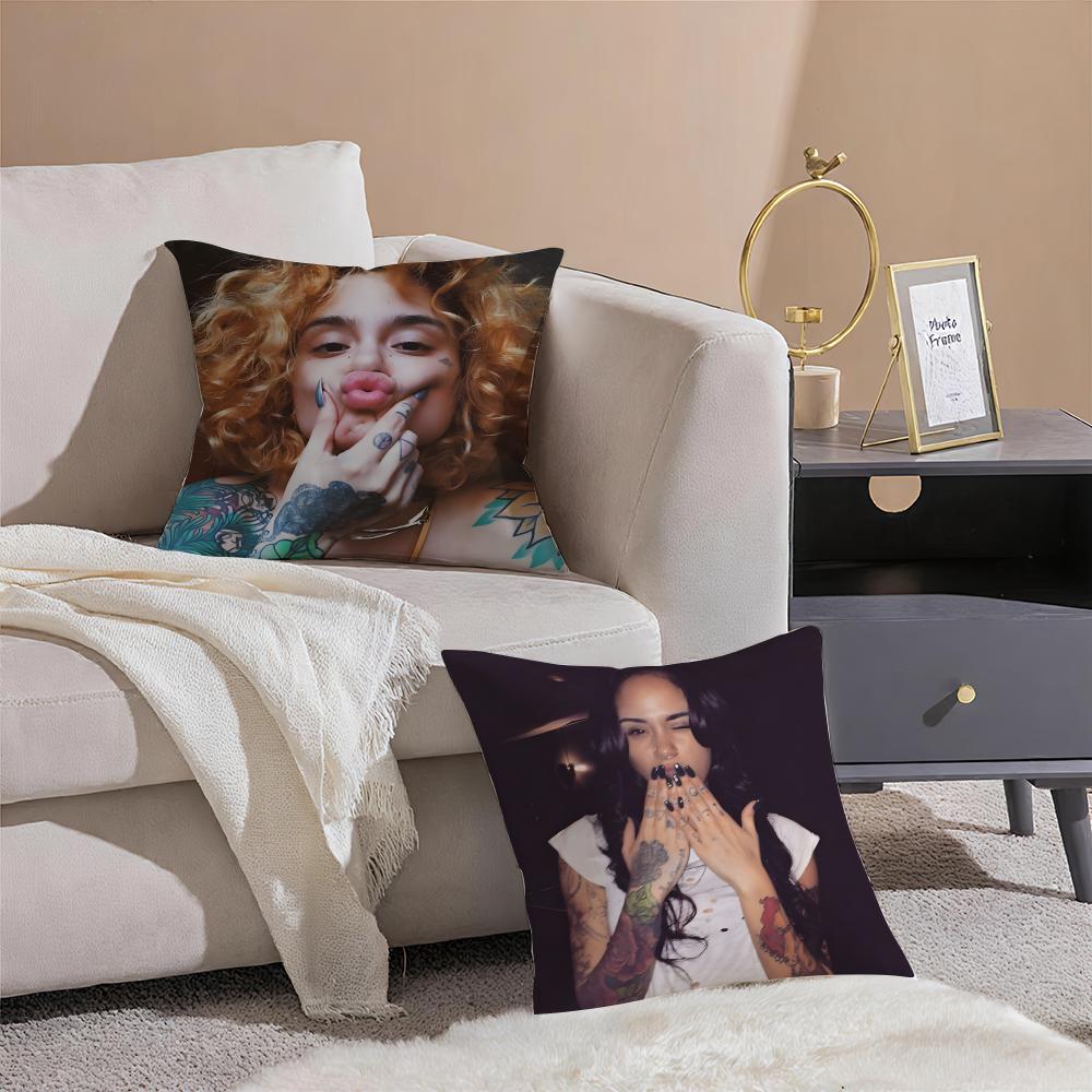American Singer K-Kehlani Ashley Parrish Cushion Cover Throw Pillow Cover Hidden Button Durable Polyester Chair Cushion