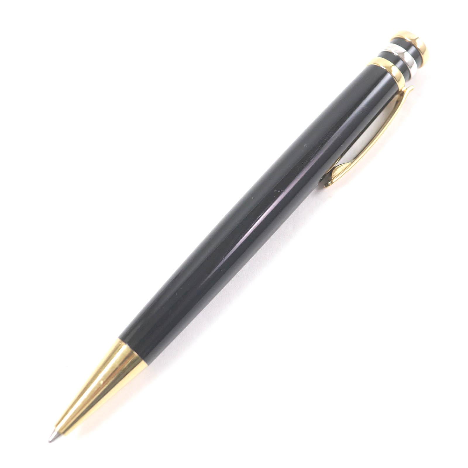 

Cartier Ballpoint pen Trinity Twist Type Black Gold Silver mens Used