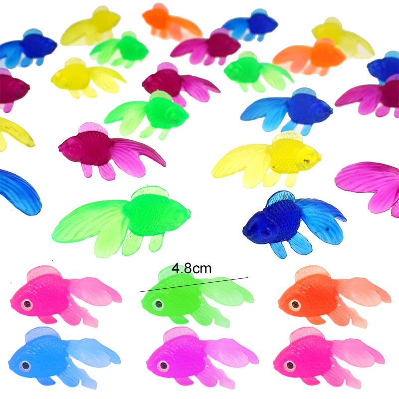 Plastic Goldfish Colorful Simulation Decoration Pet Fish Aquatic Products for Living Room Tabletop Fish Tank Decoration TMZ