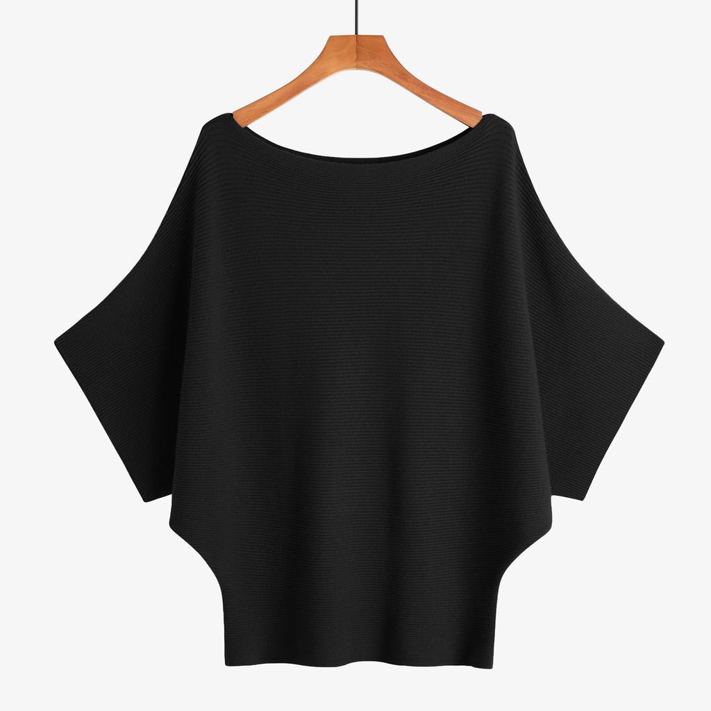 Loose Batwing Sleeve Tops In Multiple Colors