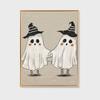 Halloween Wall Art Print Poster Halloween Canvas Painting Home Decor Funny Halloween Art Print Minimalist Cute Ghost Print Gift