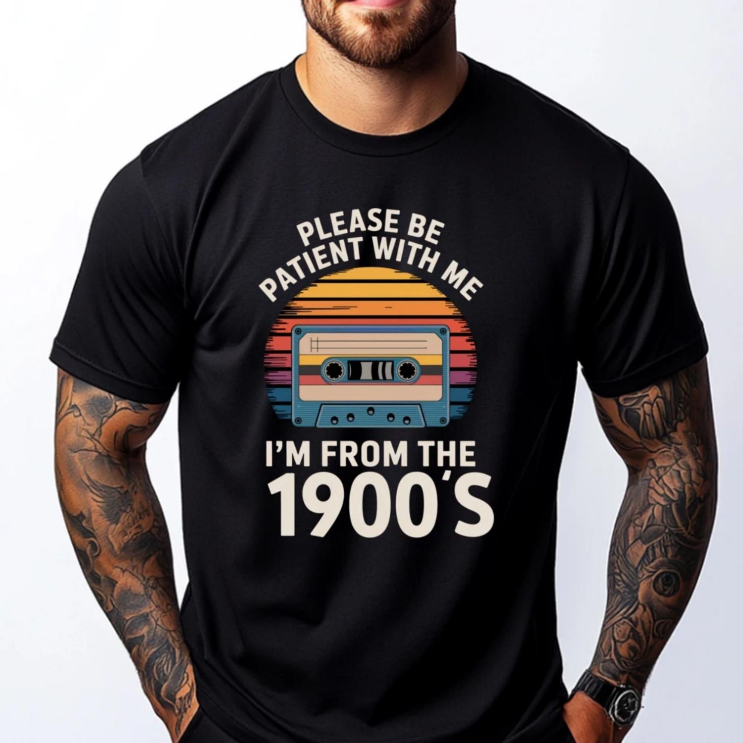 Retro 90s 80s Cassette Graphic Tees Men Clothes Grahpic Tee Shirt Anime T Shirts Japan Style S чёрный