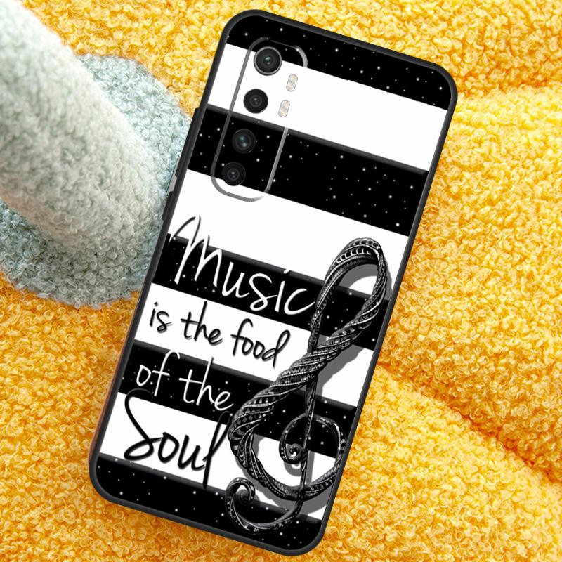 Music Note Musical Treble Clef Case For Xiaomi 15 14 Ultra 13T 14T 15T 17 Pro Max Cover For POCO X7 F8 Pro X3 X5 X6 F5 F6 F7
