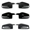 1 Pair Glossy Black For Mercedes Benz W176 W246 W212 W204 C117 X156 X204 W221 C218 Rearview Mirror Cover Caps Sticking