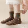 Fleece Socks for Women's Autumn and Winter, Thick and Warm, Sub-zero Cold Protection Socks, Flip-top Floor Socks, Fleece Winter Women's Socks
