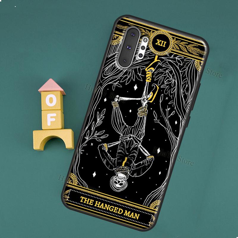 

Чехол с картой Таро «Отшельник» «Жнец с косой», готический чехол ужасов для Samsung Galaxy S21 S20 FE S22 Ultra S9 S10 e Note 10 Plus Note 20 Coque Note 20 Ultra