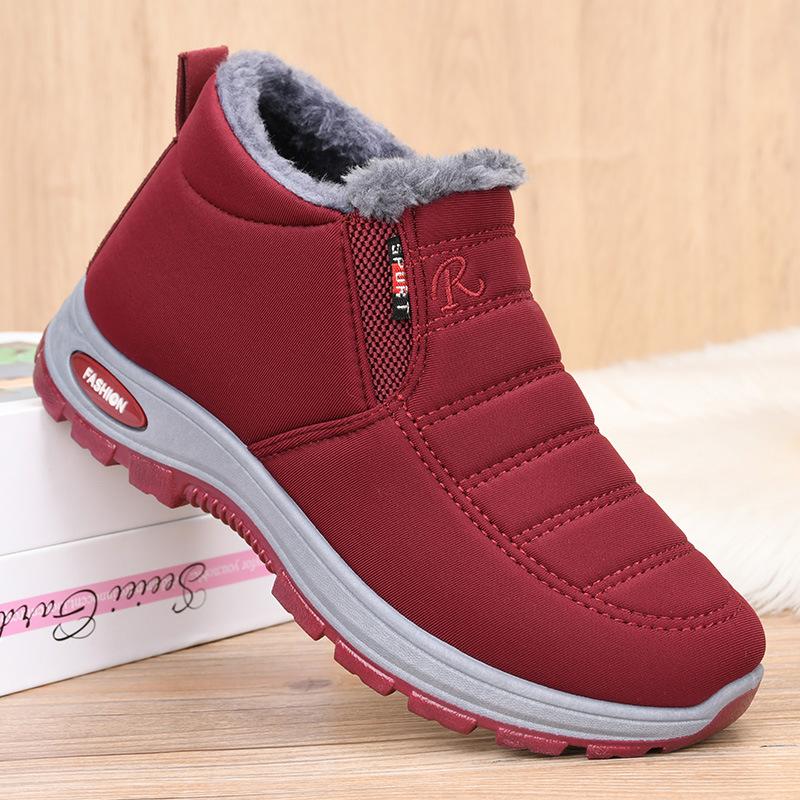 

Warm Winter Boots Unisex - Thick Sole Boots, Ankle Boots with High-Density Lining & Thermal Lock Technology, Winter Boots 46 красный