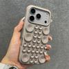 Shockproof Circular Suction Cup Silicone Phone Case for iPhone 17 15 14 16 Pro Max  Air Adsorption Strong Multi Function Cover
