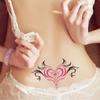 10Pcs  Sex Slut Queen Waterproof Temporary Tattoos Womb Fake Tattoos Stickers