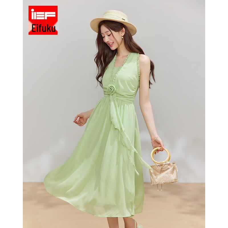 IEF 2026 Summer Resort Elegant Dress S