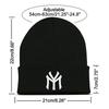 Winter Warm Beanie Hats For Women Men Letter MY Embroidery Knit Hat Unisex Cold Ski Hat Dropshipping Wholesale