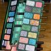 Macaron Eye Shadow Plate Multicolor Series Matte Color Green Summer Dopamine Color Eye Shadow Plate 2025 New Arrival