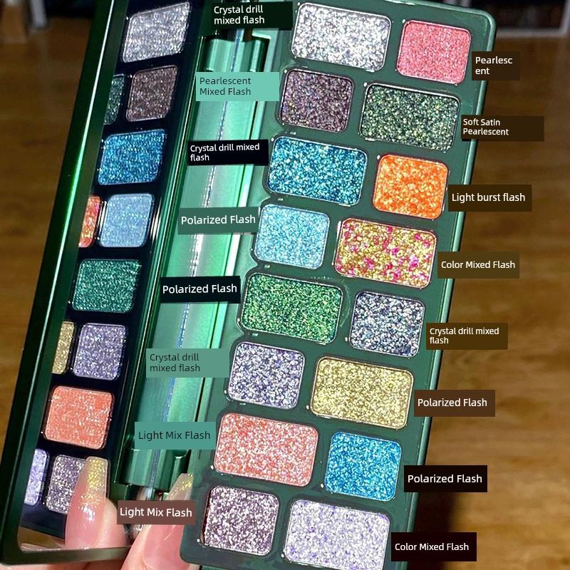 Macaron Eye Shadow Plate Multicolor Series Matte Color Green Summer Dopamine Color Eye Shadow Plate 2025 New Arrival