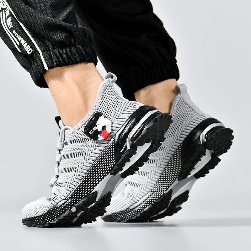 Fashion Lightweight Men's Casual Shoes Outdoor Breathable Men Sports Shoes Non-slip Mans Sneakers Flexible Fashion Tennis Lace-up 2024