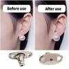 Sophisticated Earring Stabilizer Backs 4pcs Prevent Drooping Heavy Studs Adjustable Support For Sensitive Ears