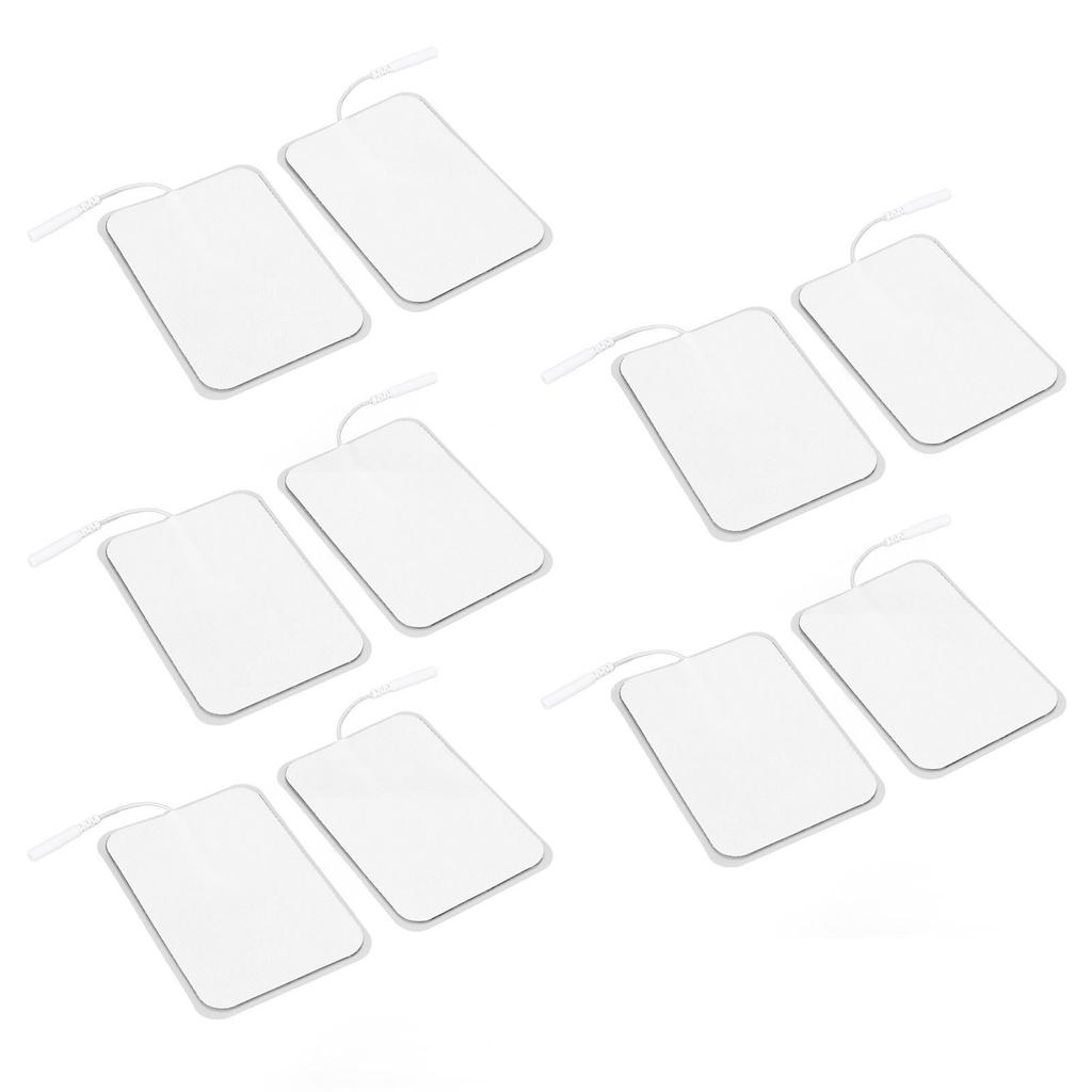 10Pcs 7x10cm Electrode Patches Reusable TENS Unit Replacement Pads Sticky Hydrogel for