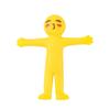 Yellow Villain Decompression Toy – Stretchable Mini Pinch Fun for Kids