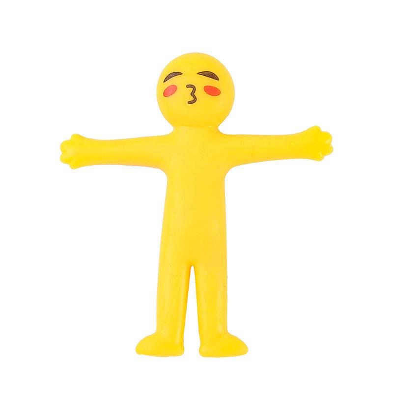 Yellow Villain Decompression Toy – Stretchable Mini Pinch Fun for Kids