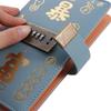 PU Leather Saving Money Binder Portable Account Book  Office Stationery Supplies