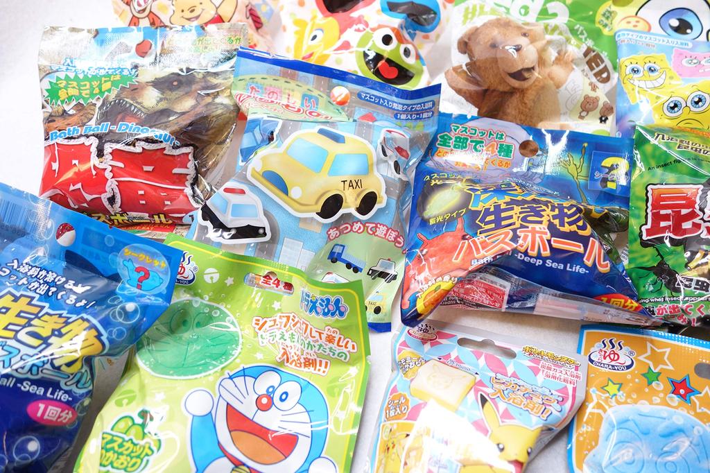 Bath Salts Bath Bomb Assortment for Includes Random Great Value for Bath Character Bath Toys "mdk" Set, 12-Piece Boys, Contents, Kids, Balls,