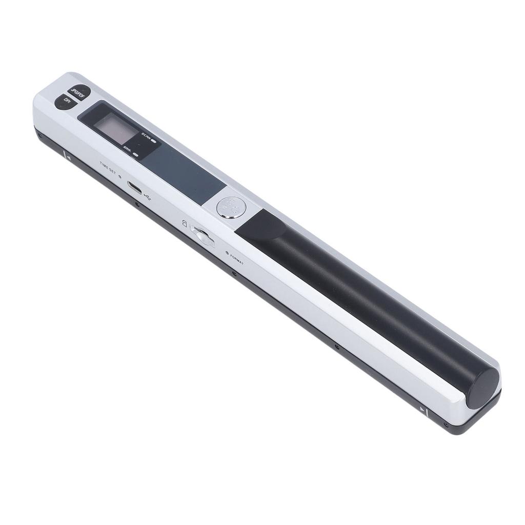 Portable Scanner for A4 Documents Photo Pictures Receipt 8.27 Inch HD 900DPI Color Mobile Handheld Scanner Wand for