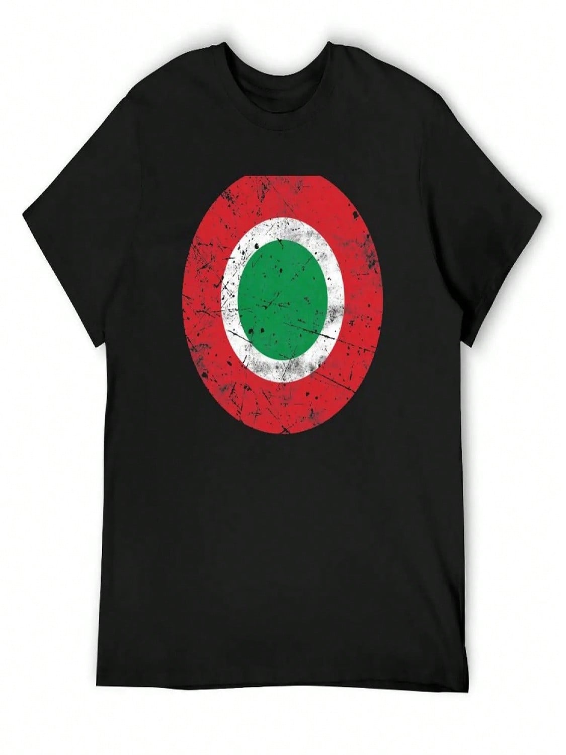 Italy Roundel Flag T-Shirt Summer Shirt Sweat Custom T Shirt unisex Clothing S разноцветный
