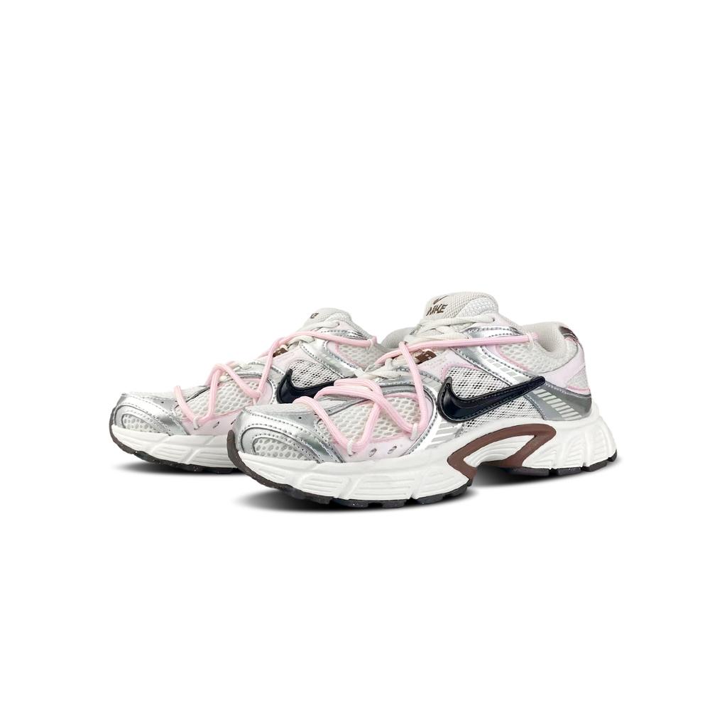 Nike V5 RNR Abrasion Resistant Breathable Abrasion Resistant Breathable Low top Running Shoes Women's Pink Silver HQ7901-102(Team401-)