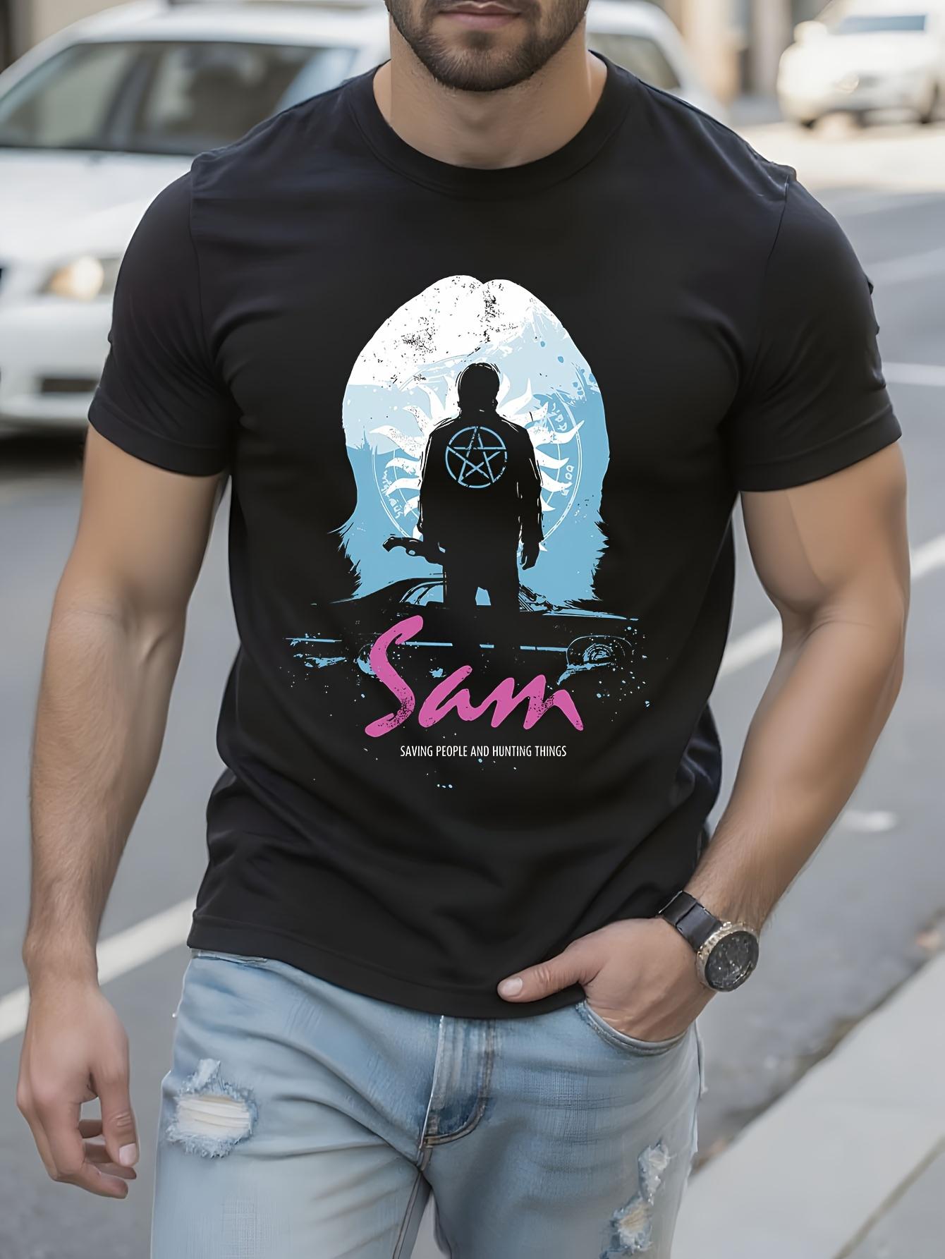 Supernatural Dean Winchester TV Show Graphic Tshirt Dean ... S