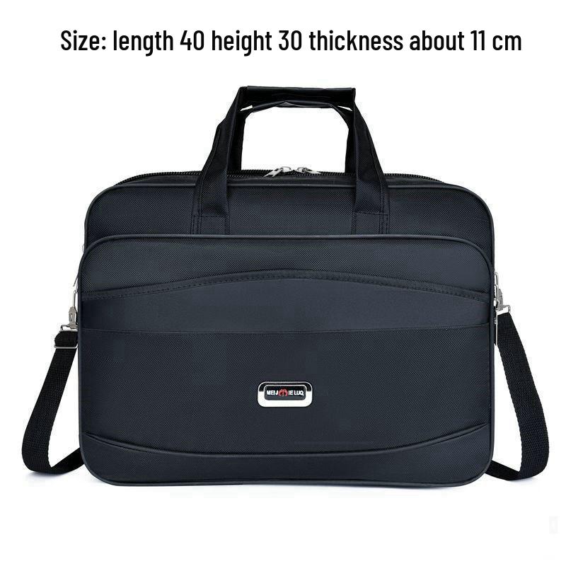 Men's 20" Oversized Waterproof Oxford Messenger Bag - Durable Business & Travel Briefcase