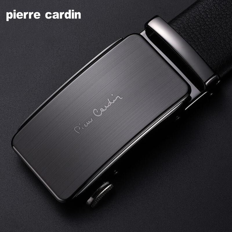 Pierre Cardin Men s Genuine Leather Automatic Buckle Belt 120cm