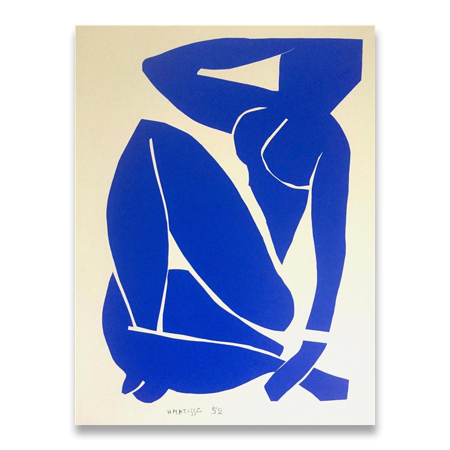 Abstract Home Decoration Canvas Art Painting French Henri Matisse Blue Posters Hd Print Wall Picture For Living Room