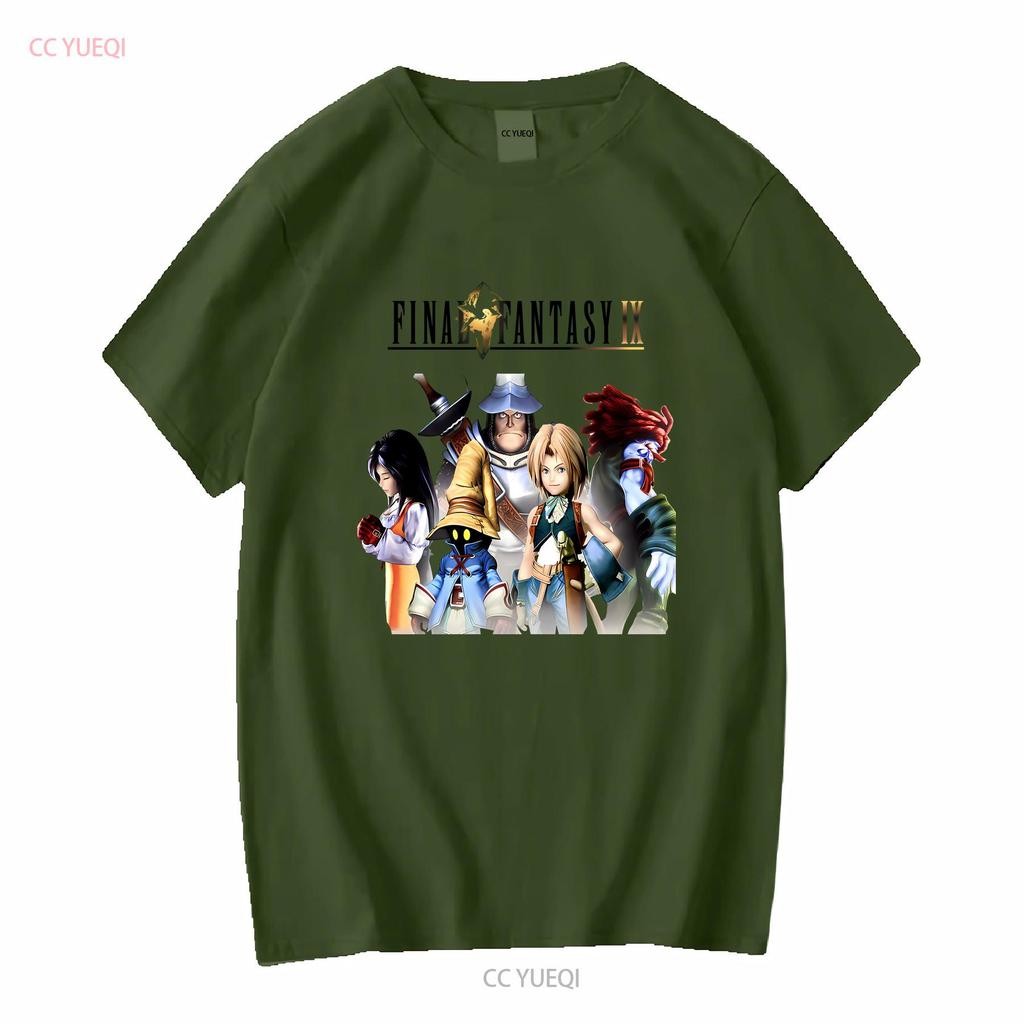 Final Fantasy IX COMPUTER GAME T Shirt YELLOW BLACK RED KHAKI All Sizes S 5XL Long or Short Sleeves Vintage Washed Casual