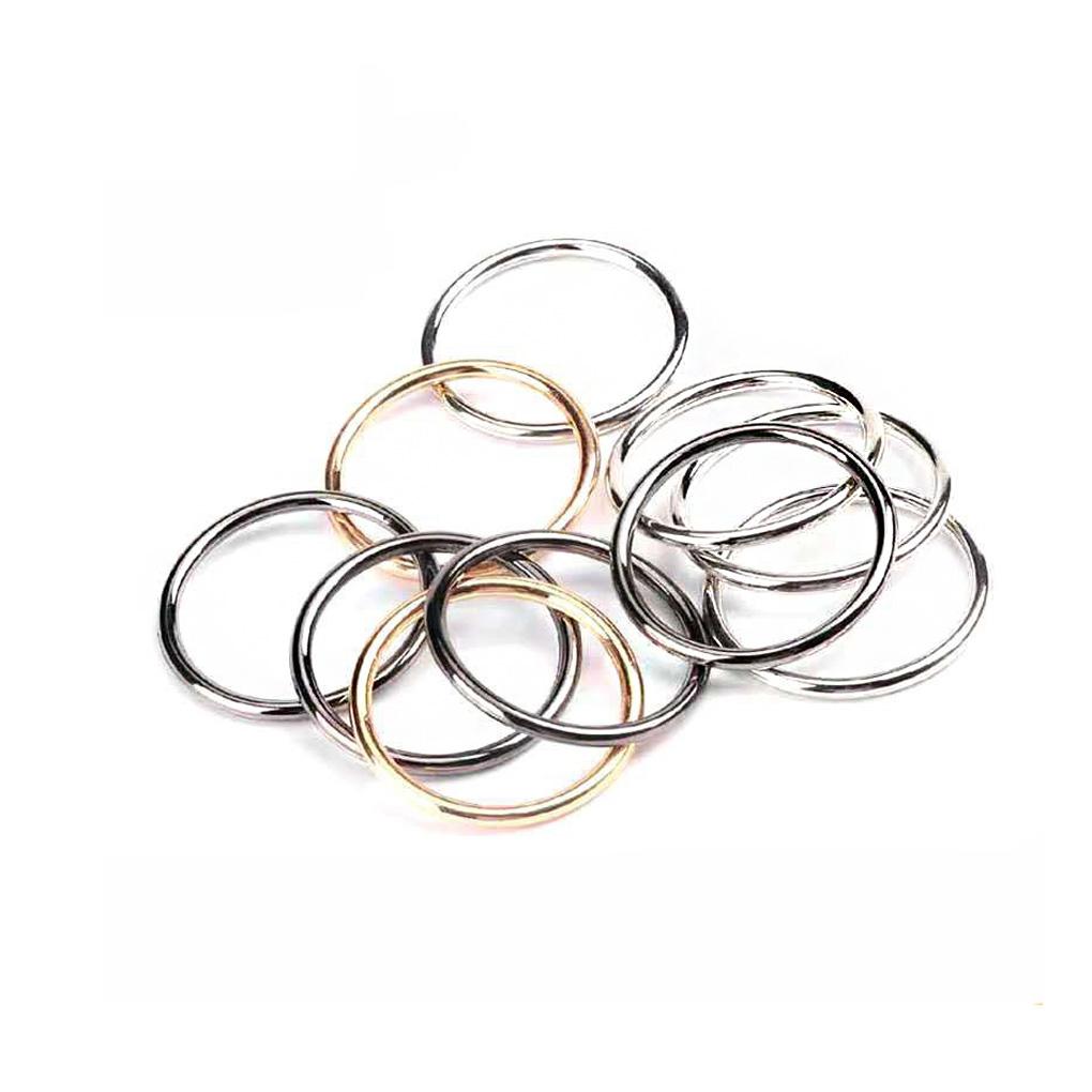 10 Stück Schlüsselringe Dekorativer Schlüsselanhänger DIY Anfänger Professionelle Organisation Schlüsselanhänger Kreis Wiederverwendbares Zubehör