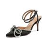 High Heels Shoes For Women  Women Summer Ankle Strap Heels Shoes Red Bottoms For Women Satin Platform Heels Lady Shoes
