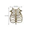 Scheletro di Plastica Realistico Costume Accessori Per Feste di Halloween e Spettacoli Teatrali Con Design Dettagliato