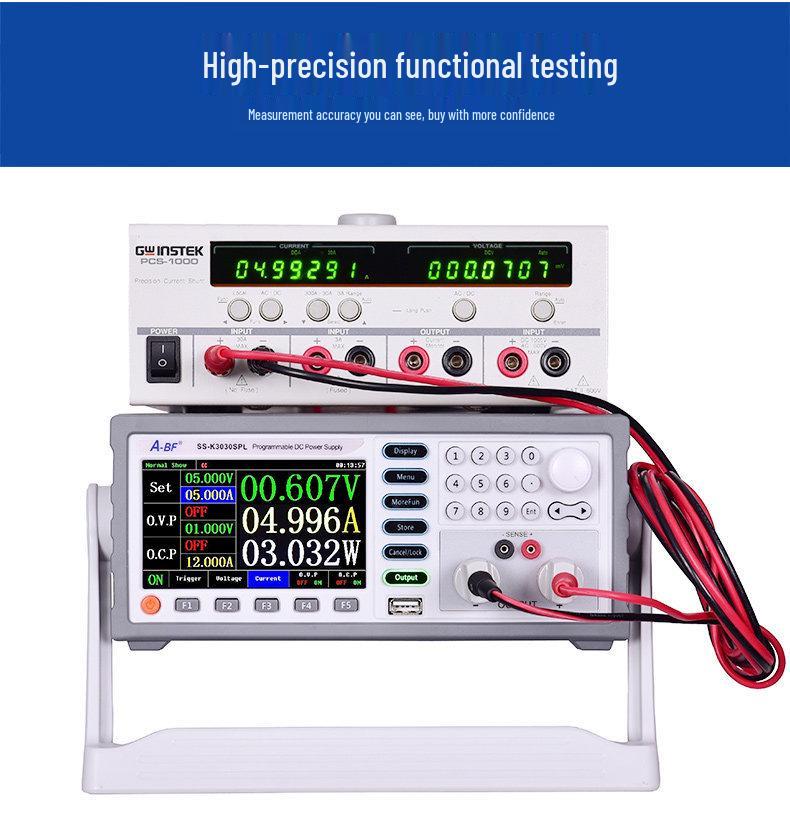 Programmable High-Precision Power Supply with Color Screen (30V/20A, 60V/10A, 15V/60A)
