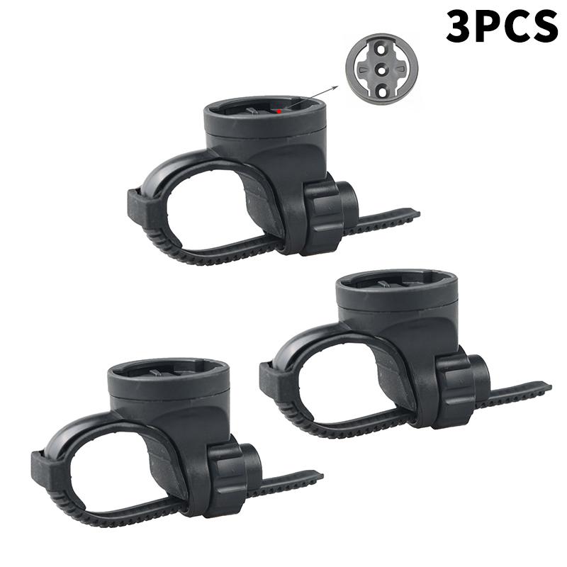 Handlebar Computer Mount with Secure Front Light Bracket for Bicycle GPS and Camera Holder Sturdy Support for Night Rides