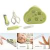 Baby Nails Care Tool Set Includes Round Head Clippers Gentle Scissors Nails File and Storage Box Gift for New Parents