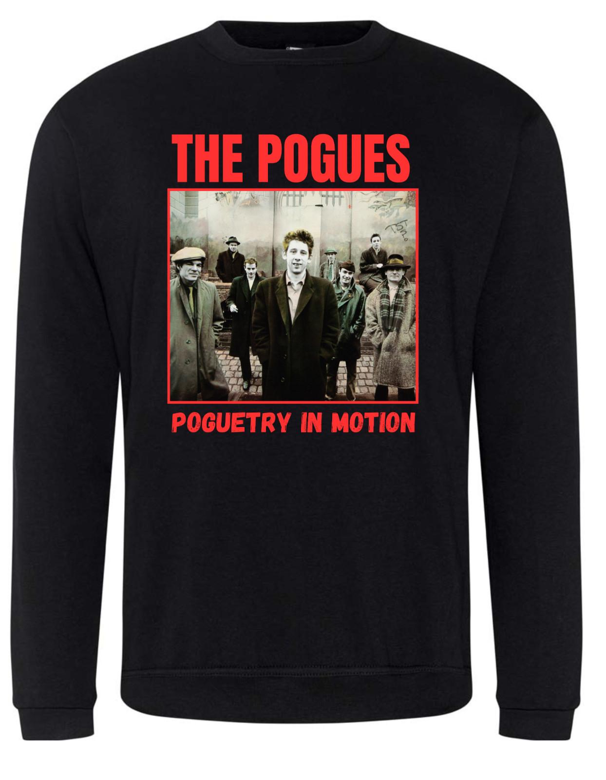 The Pogues Band Music Unisex Fit for Men Women Quality Sweatshirts M
