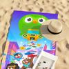 Asciugamano D-Duolingo-Study Cartone Animato Carino Morbido Regalo Piscina Per Viaggio Palestra Doccia Campeggio Asciugatura Rapida Sportivo Grandi Asciugamani da Spiaggia