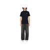 STONE ISLAND Ss24 Pique Cotton Logo Pattern Printed Polo Shirt Men Polo Shirts Navy-Blue 80152SC17-A0020