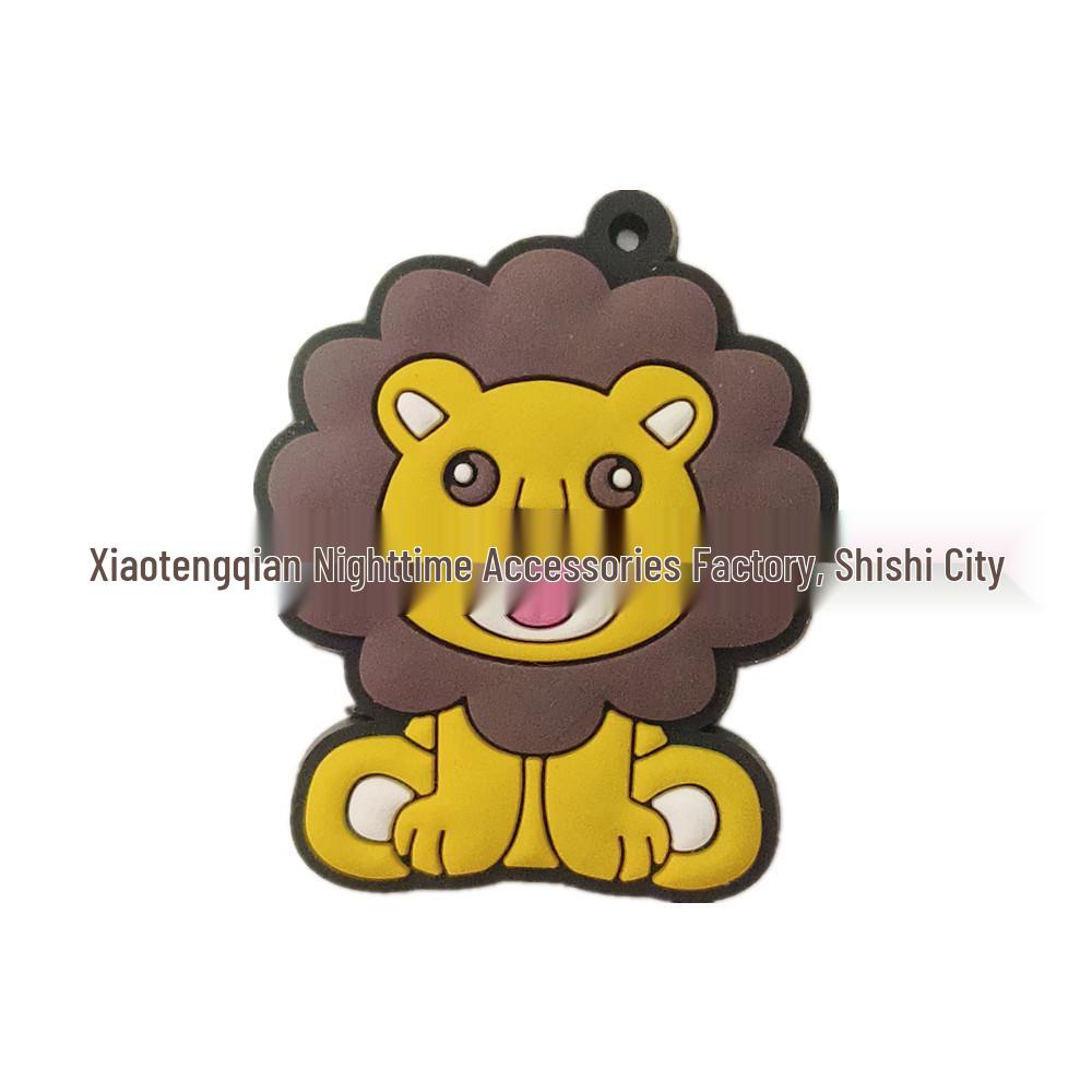 Cartoon Forest Animal Keychain Pendant - Cute PVC Design