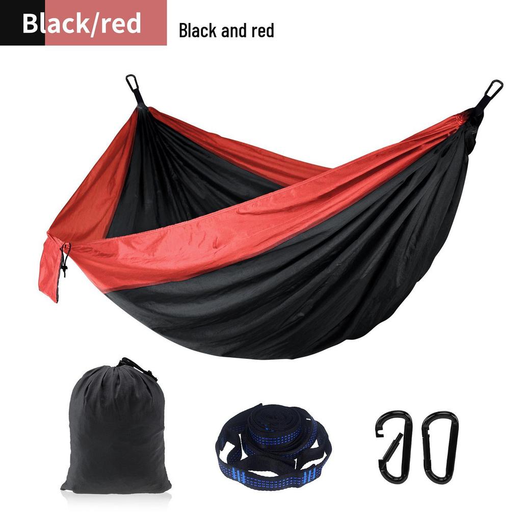 Adjustable Straps Nylon Hammock - High-End Single/Double Outdoor Use