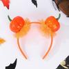 Pumpkin Hairhoop Festival Headband Halloween Dressingup Costume Props Headpiece Theme Party Headband Adult Holiday Props